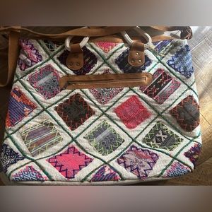 Lovestitch Weekender oversized embroidered bohemian bag brand new, no tags